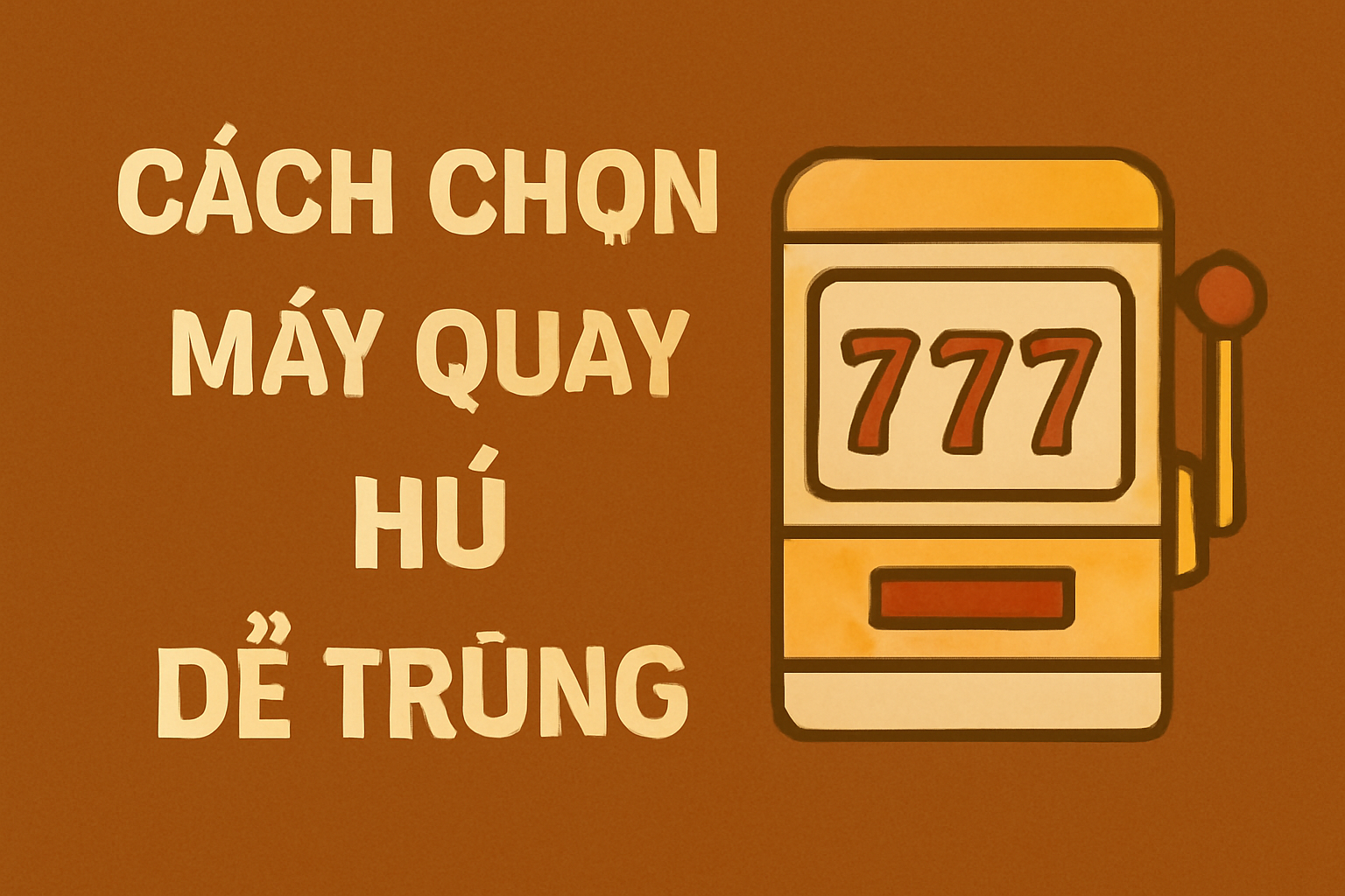Cách Chọn Máy Quay Hũ Dễ Trúng – Bí Quyết Vàng Cho Người Mới Và Cao Thủ