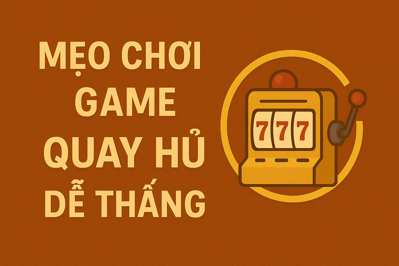 Mẹo Chơi Game Quay Hũ Dễ Thắng – Bí Kíp Nổ Hũ Hiệu Quả Cho Người Chơi
